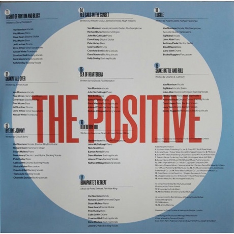 Van Morrison - Accentuate The Positive (0044003369603) виниловая пластинка - фото 4