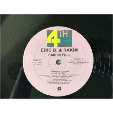 Eric B. &amp; Rakim - Paid In Full (0602557414530) виниловая пластинка - фото 4