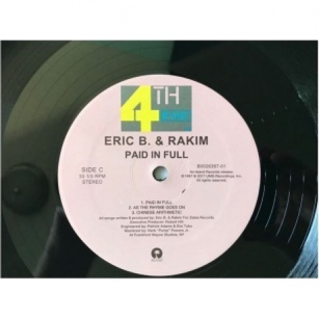 Eric B. &amp; Rakim - Paid In Full (0602557414530) виниловая пластинка - фото 5