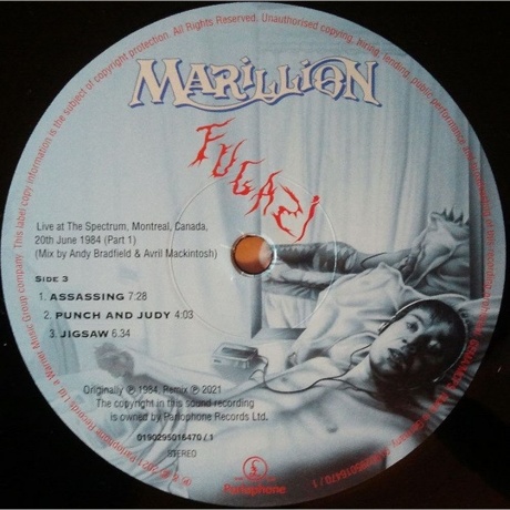 Marillion - Fugazi (Box) (0190295016463) виниловая пластинка - фото 5
