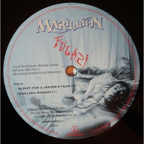 Marillion - Fugazi (Box) (0190295016463) виниловая пластинка - фото 6