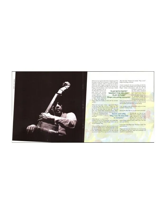 Виниловая пластинка Mingus; Hampton; Richmond, Mingus Three (0603497841059) - фото 11
