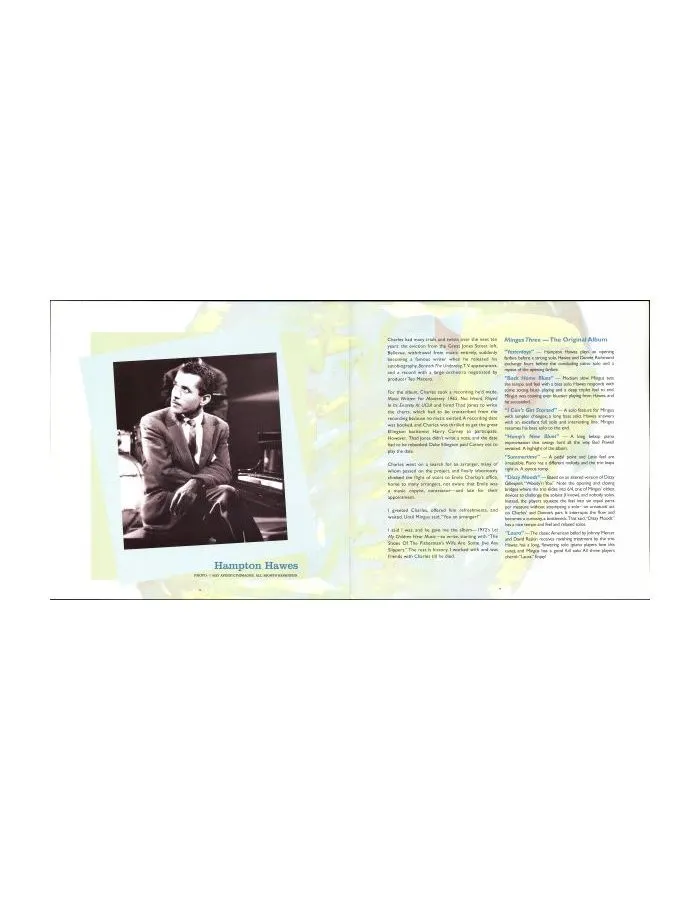 Виниловая пластинка Mingus; Hampton; Richmond, Mingus Three (0603497841059) - фото 12