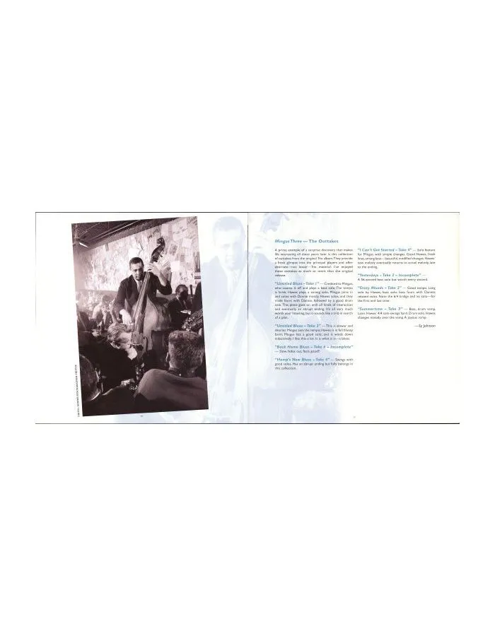 Виниловая пластинка Mingus; Hampton; Richmond, Mingus Three (0603497841059) - фото 13