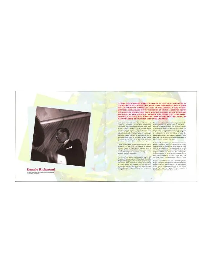 Виниловая пластинка Mingus; Hampton; Richmond, Mingus Three (0603497841059) - фото 10