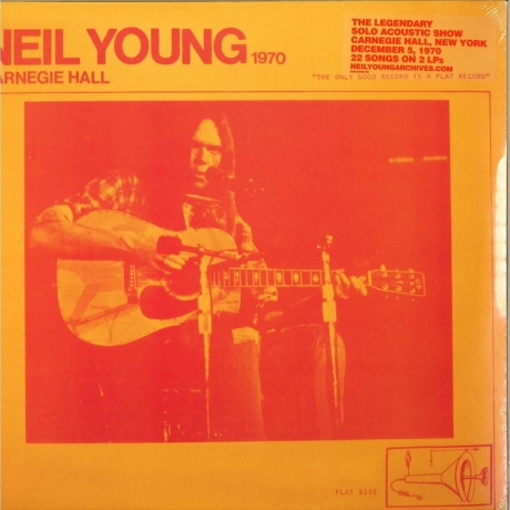 Neil Young - Carnegie Hall 1970 (0093624885153) виниловая пластинка - фото 1
