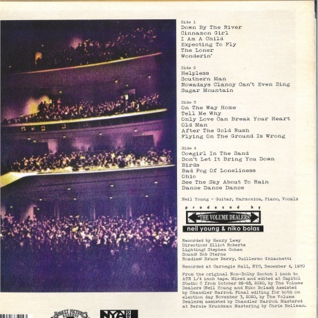 Neil Young - Carnegie Hall 1970 (0093624885153) виниловая пластинка - фото 2