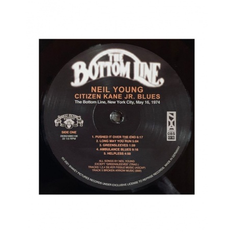 Виниловая пластинка Young, Neil, Citizen Kane Jr. Blues (0093624885108) - фото 4