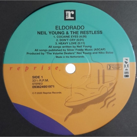 Neil Young - Eldorado (EP) (0093624951971) виниловая пластинка - фото 3