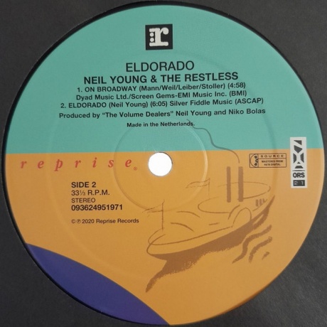 Neil Young - Eldorado (EP) (0093624951971) виниловая пластинка - фото 4