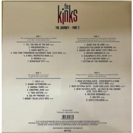 The Kinks - The Journey - Pt. 2 (4050538897685) виниловая пластинка - фото 2
