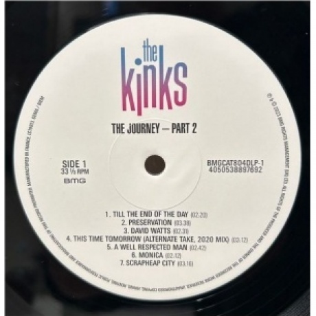 The Kinks - The Journey - Pt. 2 (4050538897685) виниловая пластинка - фото 3