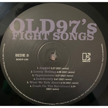 Old 97's - Fight Songs (0081227892487) виниловая пластинка - фото 4