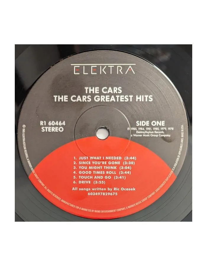 Виниловая пластинка Cars, The, Greatest Hits (0603497829675) - фото 7
