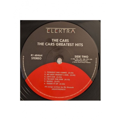 Виниловая пластинка Cars, The, Greatest Hits (0603497829675) - фото 8