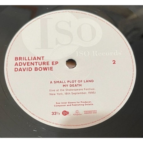 David Bowie - Brilliant Adventure (EP) (0190296670510) виниловая пластинка - фото 4