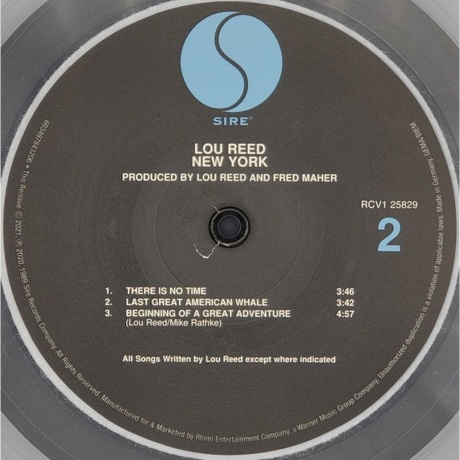Lou Reed - New York (coloured) (0603497843206) виниловая пластинка - фото 3
