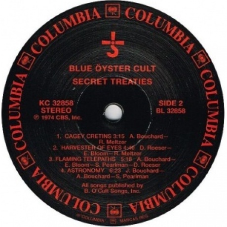 Blue Oyster Cult - Secret Treaties (Analogue) (4260019714572) виниловая пластинка - фото 4