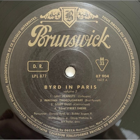 Donald Byrd - Parisian Thoroughfare (Analogue) (3700409813726) виниловая пластинка - фото 5