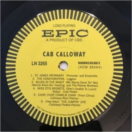 Cab Calloway - Cab Calloway (Analogue) (5060149622889) виниловая пластинка - фото 4