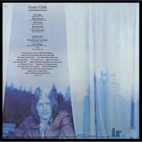 Gene Clark - White Light (Analogue) (0707129301574) виниловая пластинка - фото 2