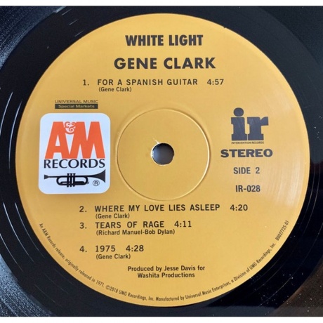 Gene Clark - White Light (Analogue) (0707129301574) виниловая пластинка - фото 4