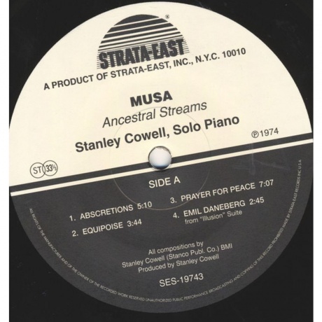 Stanley Cowell - Musa-Ancestral Streams (Analogue) (5060149623275) виниловая пластинка - фото 2