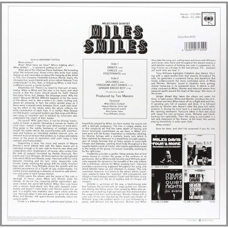 Miles Davis - Miles Smiles (Analogue) (4260019713292) виниловая пластинка - фото 2