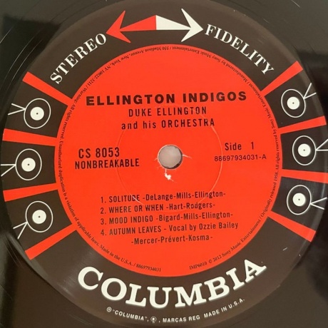 Duke Ellington - Indigos (Analogue) (0856276002107) виниловая пластинка - фото 2