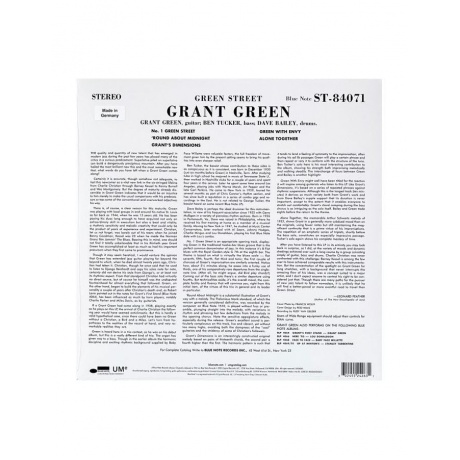 0602455242631, Виниловая пластинкаGreen, Grant, Green Street - фото 6