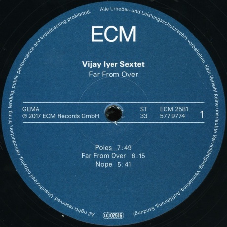 Vijay Iyer - Far From Over (0602557797732) виниловая пластинка - фото 2
