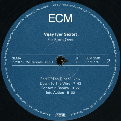 Vijay Iyer - Far From Over (0602557797732) виниловая пластинка - фото 3