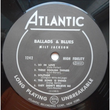 Milt Jackson - Ballads &amp; Blues (Analogue) (4260019715777) виниловая пластинка - фото 2