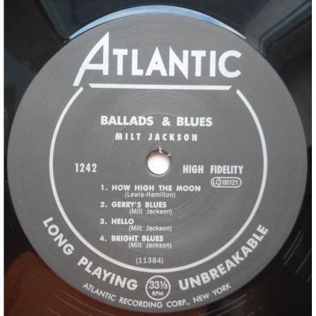 Milt Jackson - Ballads &amp; Blues (Analogue) (4260019715777) виниловая пластинка - фото 3