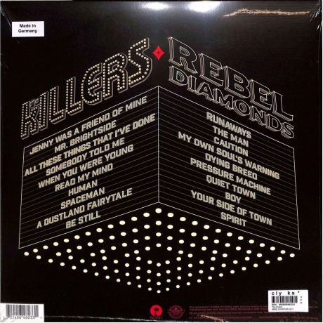 The Killers - Rebel Diamonds (0602458482331) виниловая пластинка - фото 2