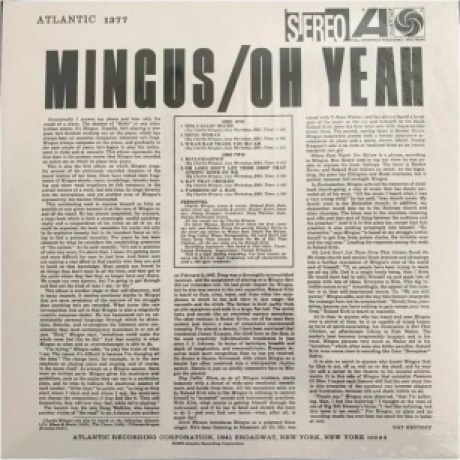 Charles Mingus - Oh Yeah (Analogue) (4260019716149) виниловая пластинка - фото 2