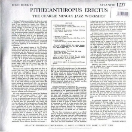 4260019715517, Mingus, Charles, Pithecanthropus Erectus (Analogue) виниловая пластинка - фото 3