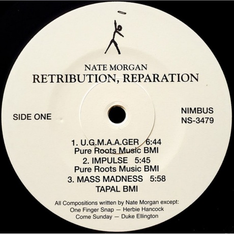 Nate Morgan - Retribution, Reparation (Analogue) (5060149623398) виниловая пластинка - фото 3