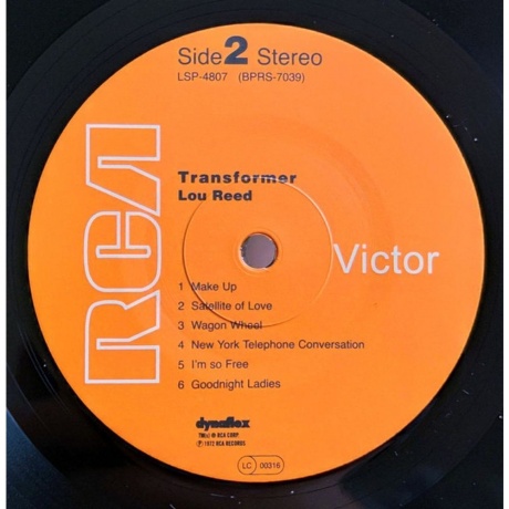 Lou Reed - Transformer (Analogue) (4260019712240) виниловая пластинка - фото 3