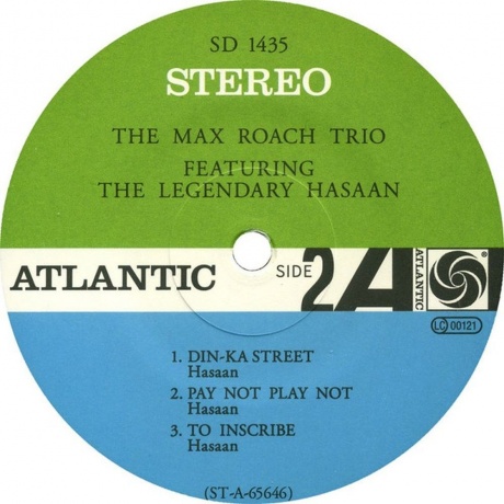 Max Roach - The Legendary Hasaan (Analogue) (4260019715784) виниловая пластинка - фото 3