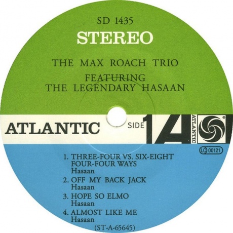 Max Roach - The Legendary Hasaan (Analogue) (4260019715784) виниловая пластинка - фото 4