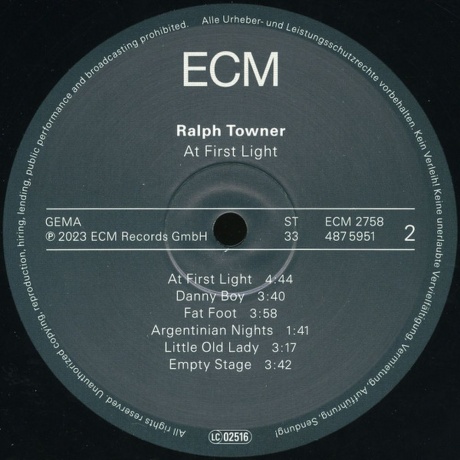 Ralph Towner - At First Light (0602448759511) виниловая пластинка - фото 4