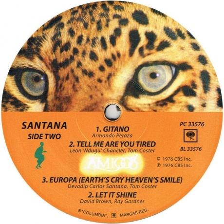 Santana - Amigos (Analogue) (4260019714404) виниловая пластинка - фото 6