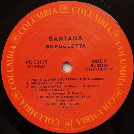 Santana - Borboletta (Analogue) (4260019714688) виниловая пластинка - фото 6