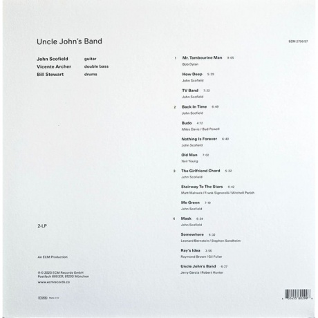 John Scofield - Uncle John's Band (0602455802996) виниловая пластинка - фото 2
