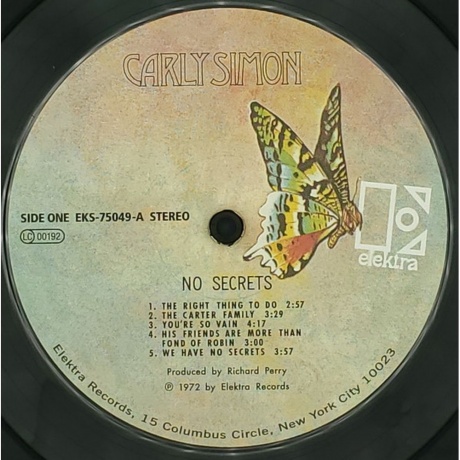Carly Simon - No Secrets (Analogue) (4260019715968) виниловая пластинка - фото 2