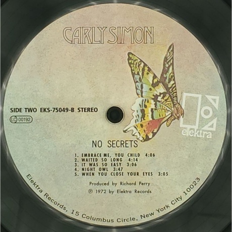 Carly Simon - No Secrets (Analogue) (4260019715968) виниловая пластинка - фото 3