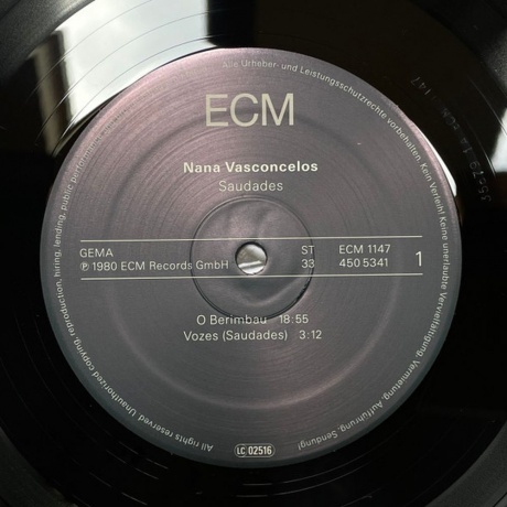 Nana Vasconcelos - Saudades (0602445053414) виниловая пластинка - фото 2