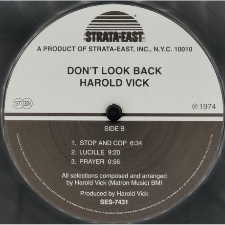 Harold Vick - Don't Look Back (Analogue) (5060149622711) виниловая пластинка - фото 3