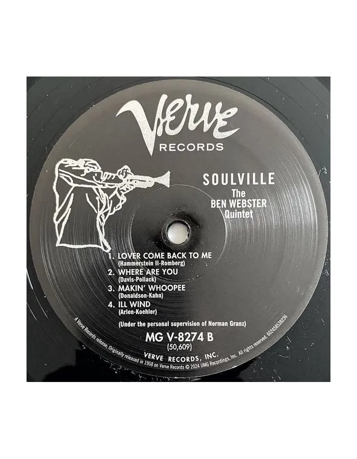 0602458538236, Виниловая пластинкаWebster, Ben, Soulville (Acoustic Sounds) - фото 6